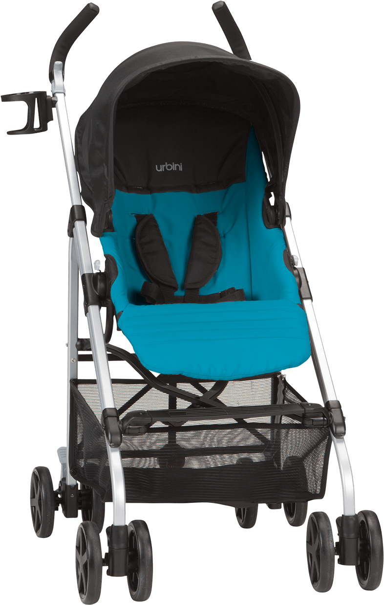 Urbini Reversi Stroller Teal (1000x1321), Png Download