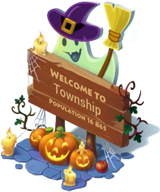 Big Halloween Sign - Halloween (558x667), Png Download
