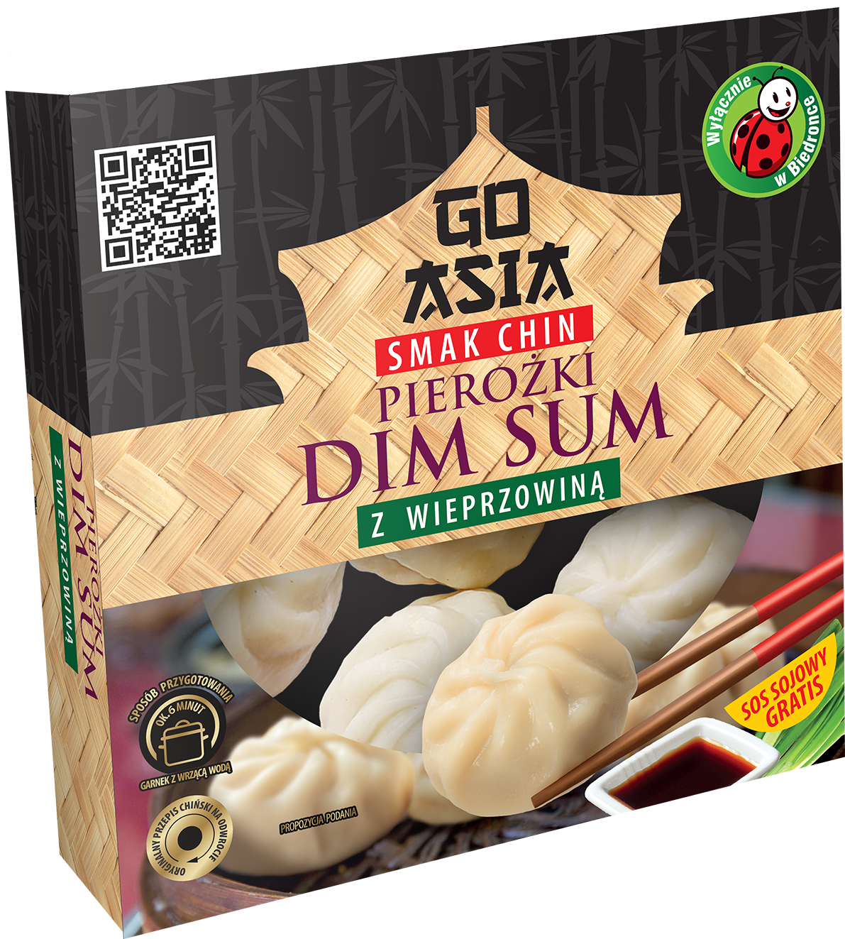 Dim Sum Dumplings - Biedronka (1363x1363), Png Download