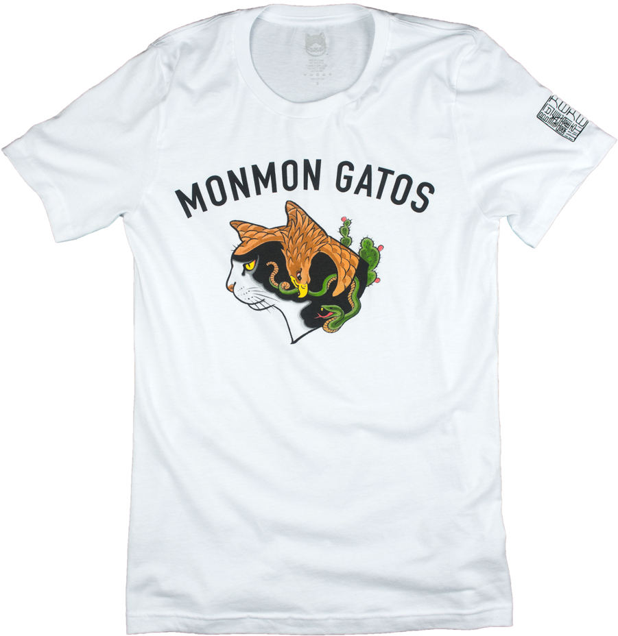 Pepe Aguilar Monmon Gatos Tee White - T-shirt (1000x1000), Png Download