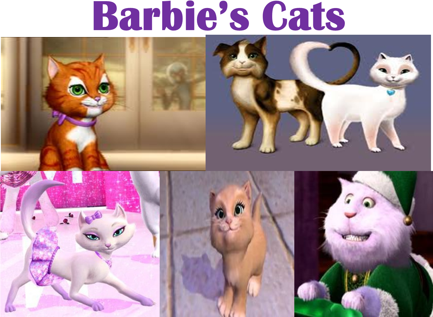 Películas De Barbie Fondo De Pantalla Titled Barbie's - Barbie Movie Cat (1507x1191), Png Download