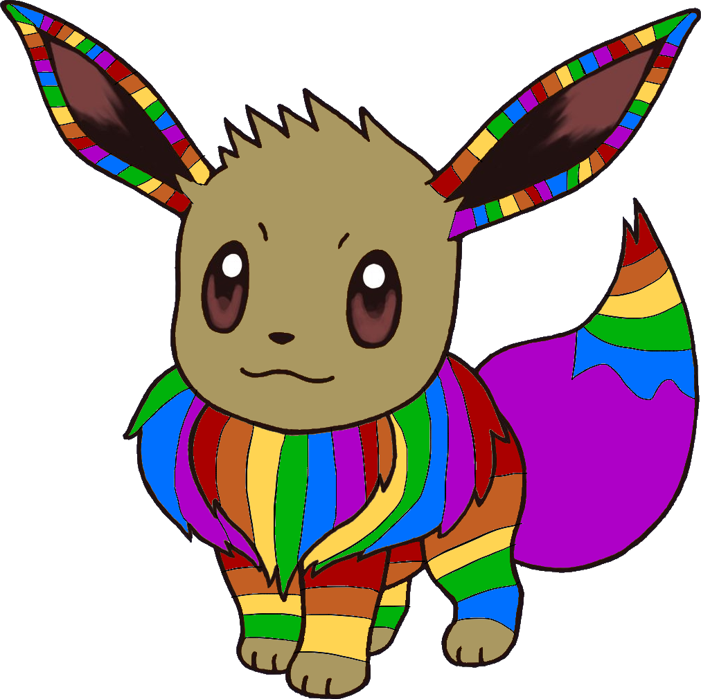 Image - Eevee Pokemon (1012x1010), Png Download