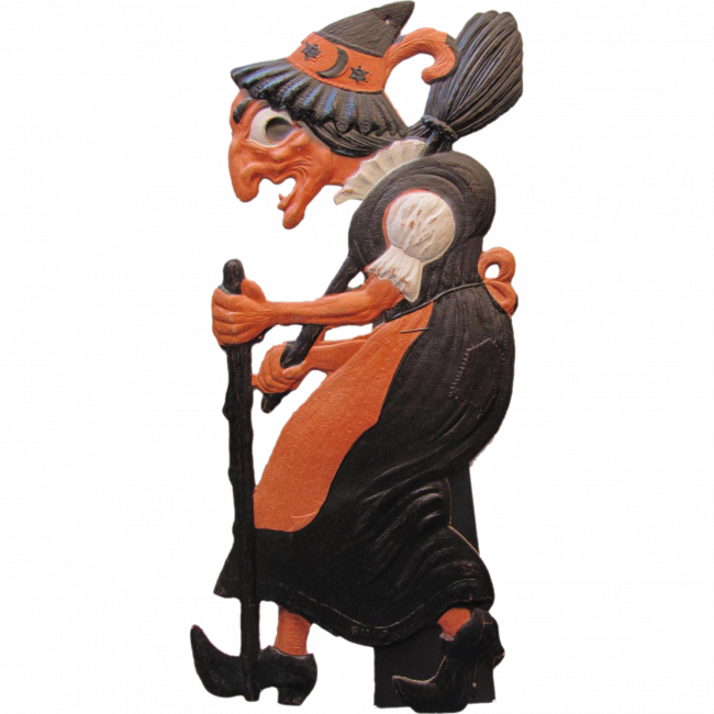 Stand Up Witch Png (650x650), Png Download