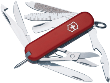 Victorinox Mini Champ Swiss Army Knife - Swiss Army Knife Png Transparent (400x400), Png Download
