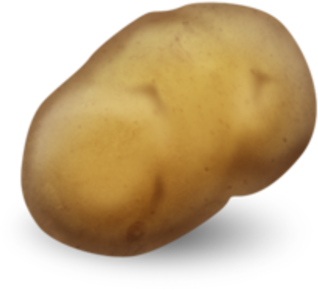 Potato Png Download - Potato Emoji Png (757x757), Png Download