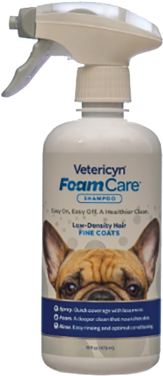 Dog Shampoo Pit Bull Gifts - Vetericyn Foamcare Low Density Hair Shampoo, 16 Oz (800x727), Png Download
