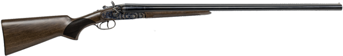 Shotgun - Double Barrel Hammer Shotgun (739x217), Png Download