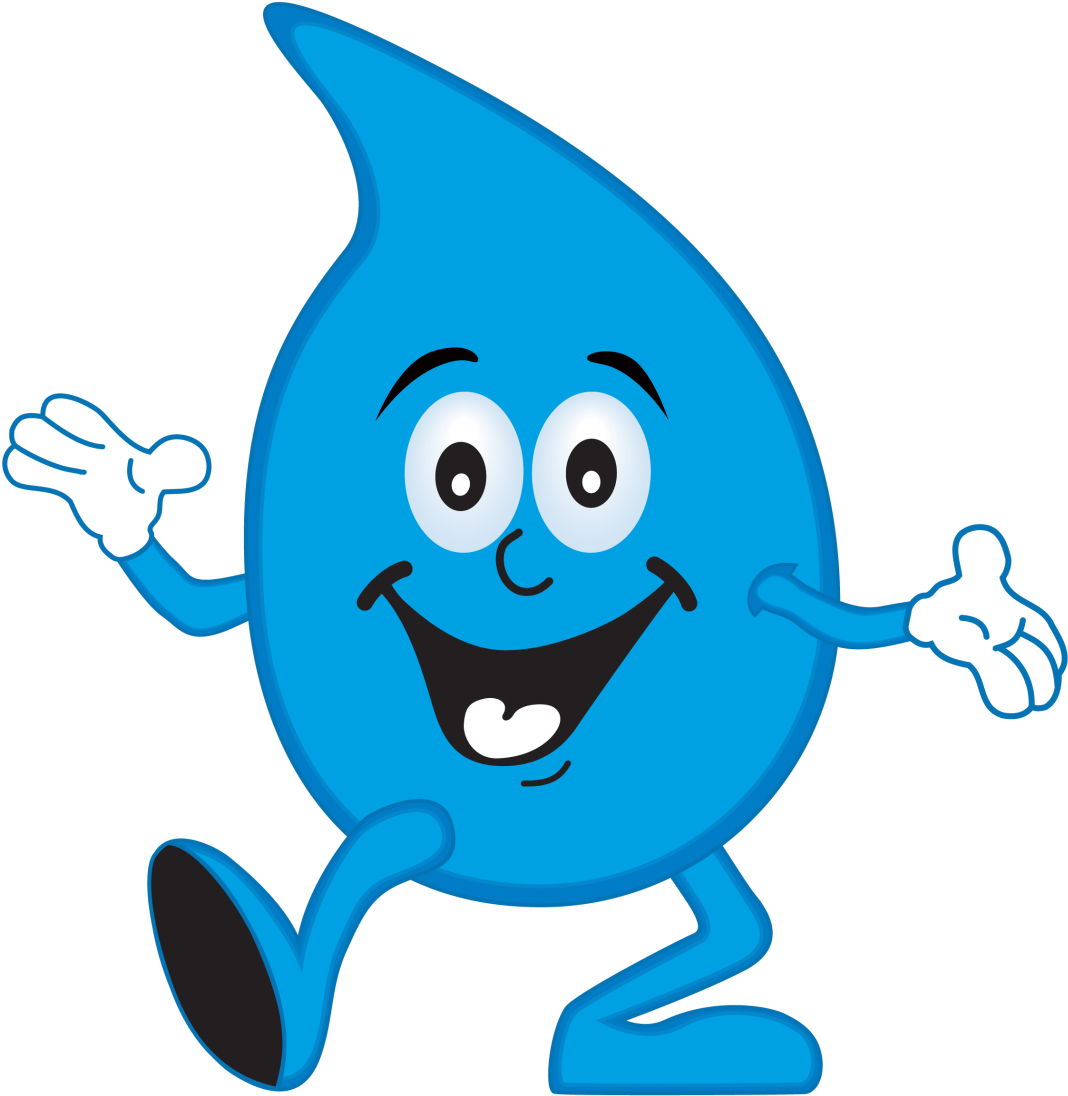 Clip Library Stock The Little Raindrop Clip Art Droplets - Drippy The Raindrop (1093x1200), Png Download