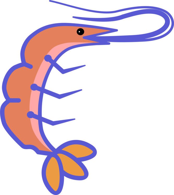 Shrimp Crab Lobster Fishing Seafood - Shrimp (668x750), Png Download