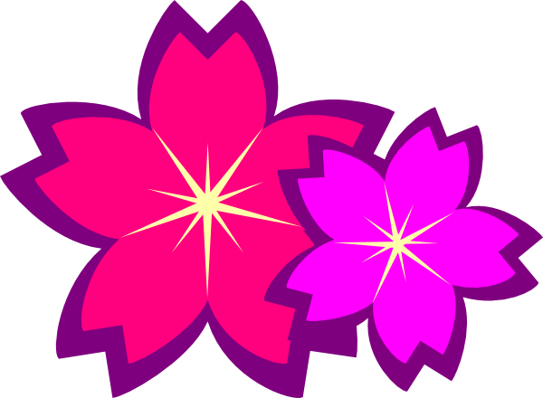Purple Flowers (600x440), Png Download