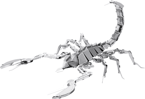 Metal Earth Bugs - Fascinations Metal Earth 3d Laser Cut Model - Scorpion (600x404), Png Download