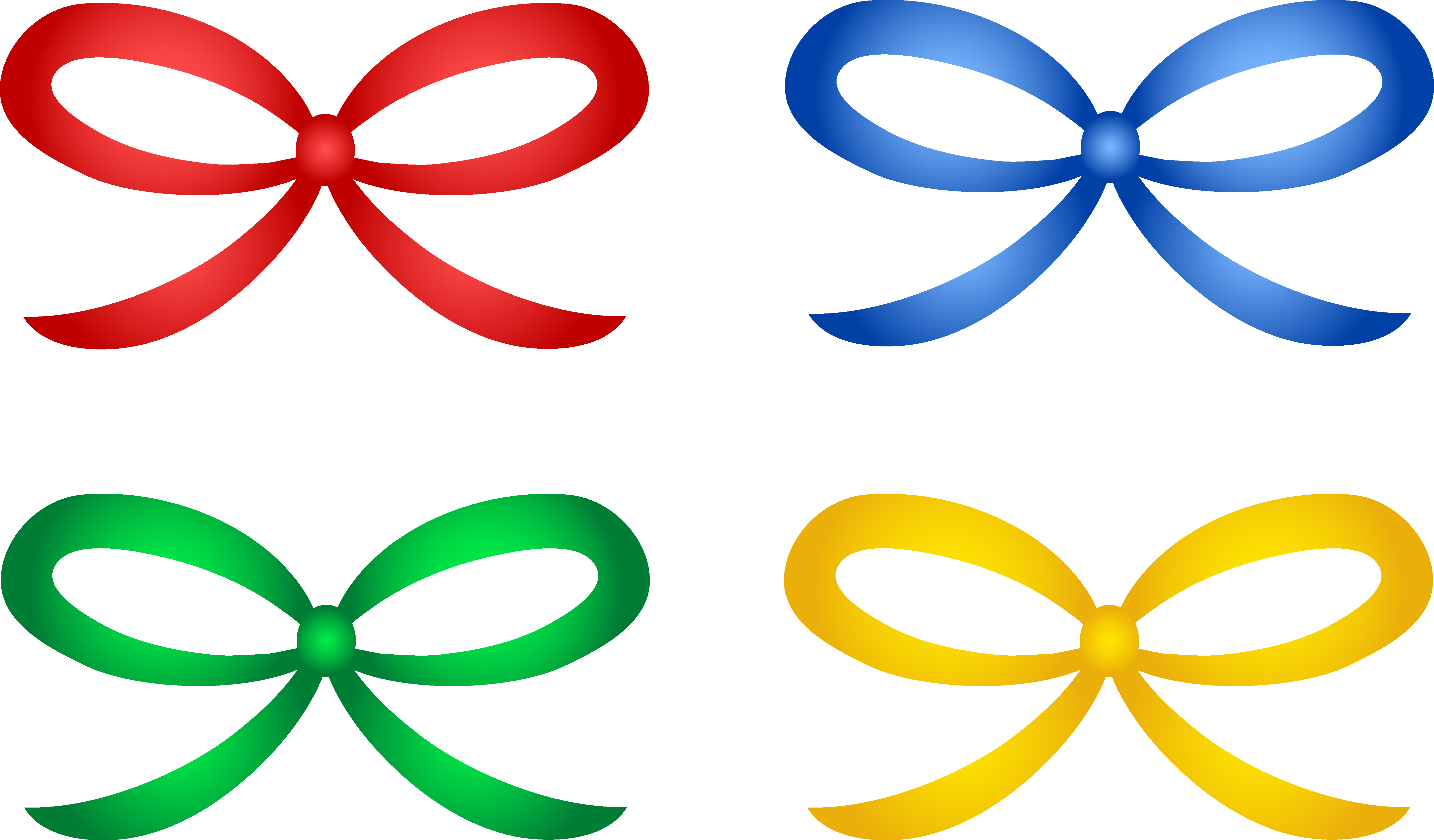 Christmas - Birthday Ribbon Clip Art Png (5698x3339), Png Download