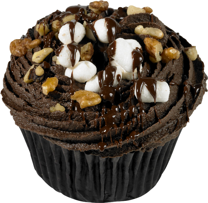 Rocky Road Cupcake Png (1008x1036), Png Download