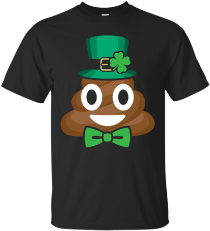 Leprechaun Poop Emoji Funny St Patricks Day Apparel - Playeras De Cumpleaños Emoji (480x480), Png Download