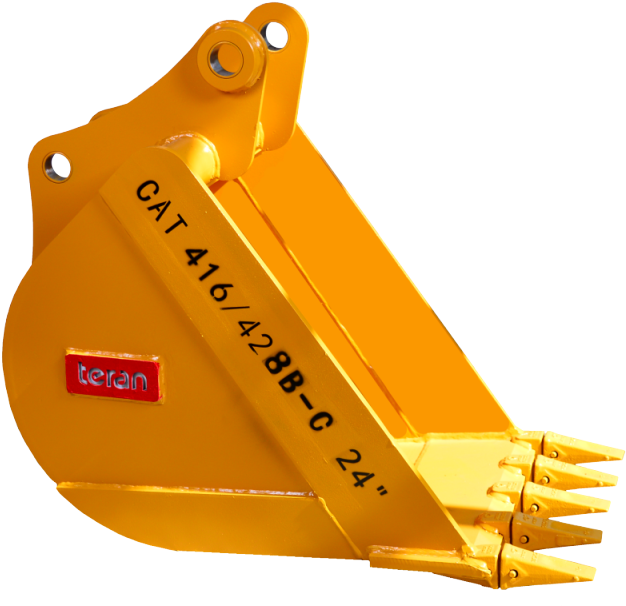 Backhoe-buckets - Bucket (640x611), Png Download