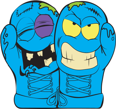 Busted Boxing Gloves 2 - Busted Boxing Gloves (400x400), Png Download