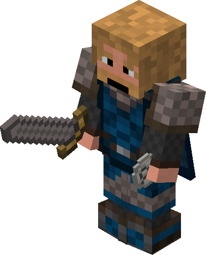 Dalish Captain - Minecraft (420x519), Png Download