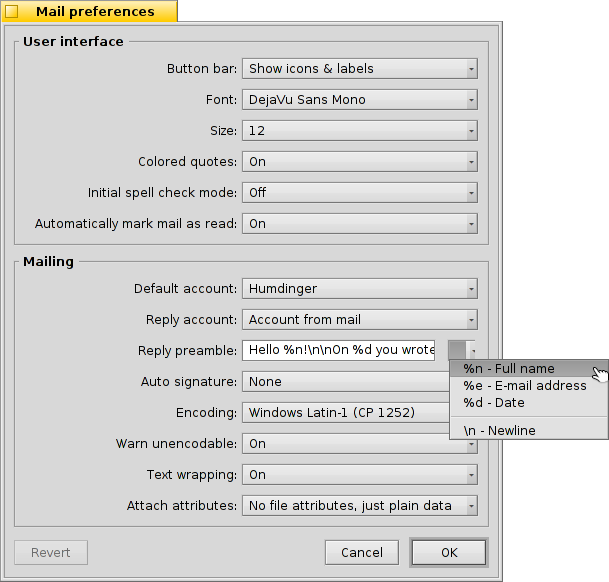 Mail's Preferences - Email (609x582), Png Download