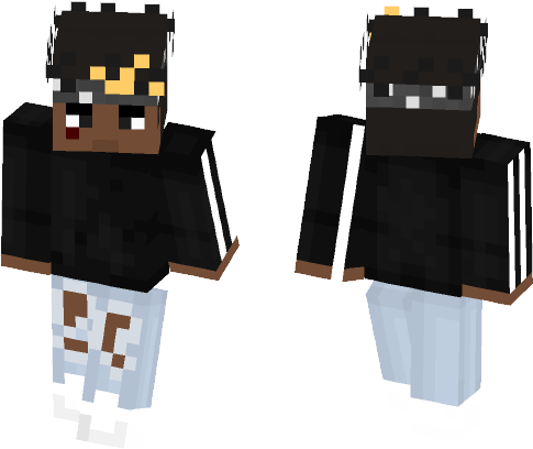 Xxxtentacion By Mackye - Minecraft (584x497), Png Download