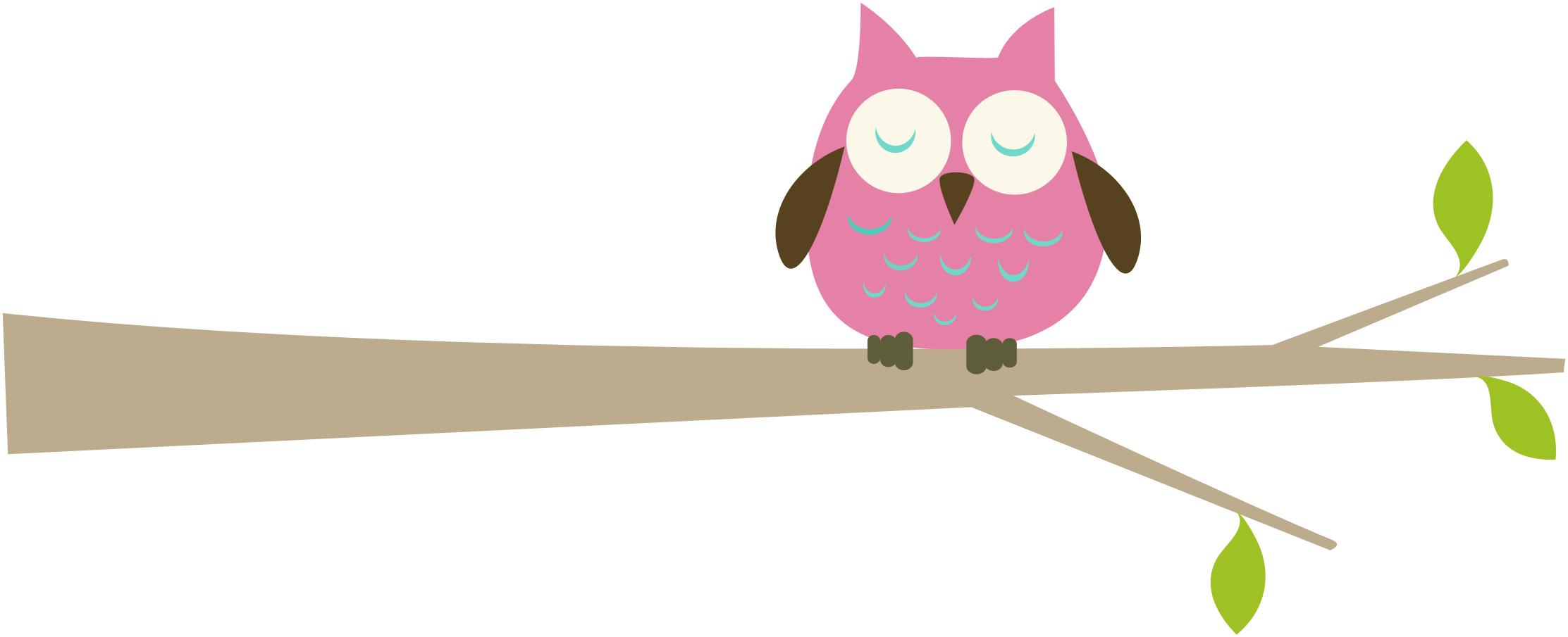 Elmo Clipart Frame - Baby Owl Clip Art (1600x651), Png Download