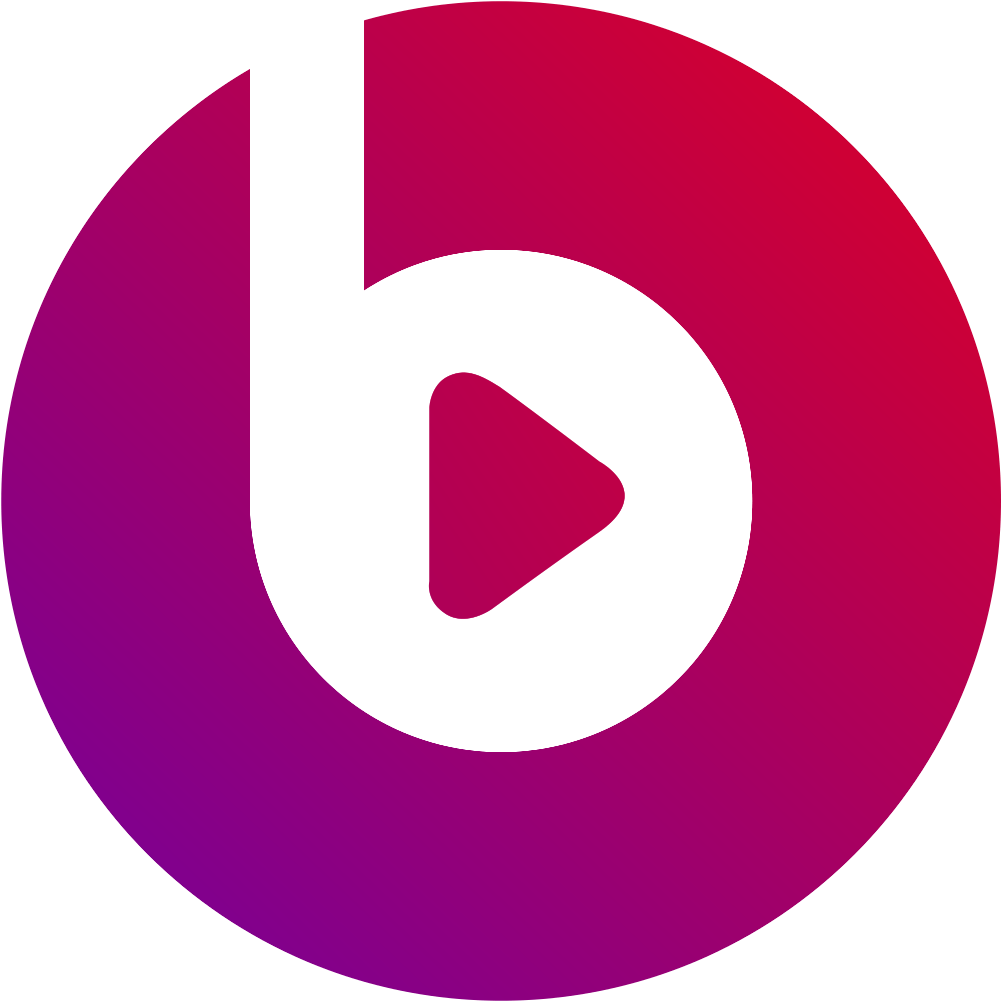 Beats Logo - Beats Music Logo Png (2000x2002), Png Download