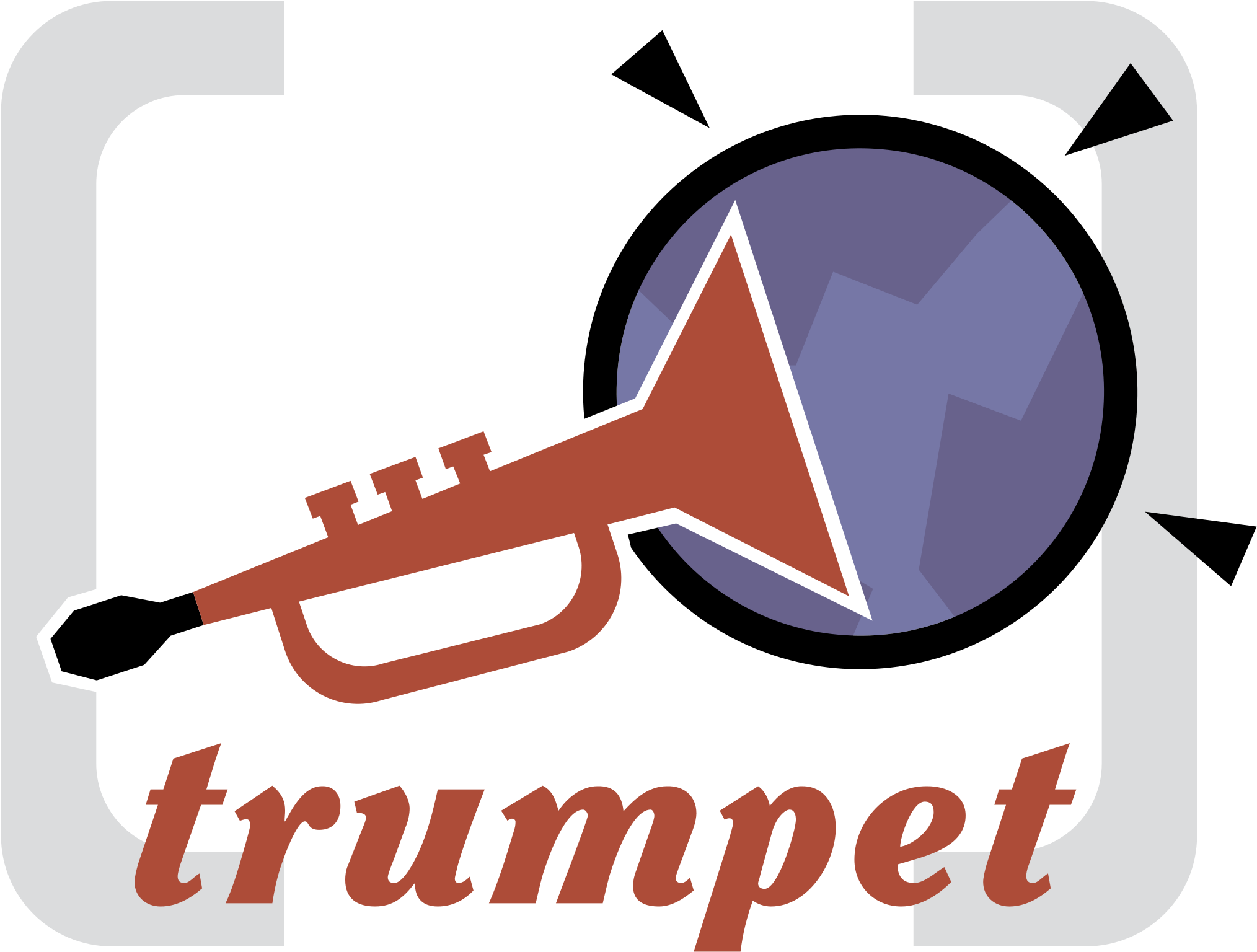 Trumpet Logo Png Transparent - Trumpet (2400x2400), Png Download
