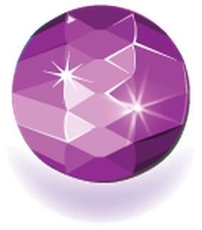 Colored Gems - Crystal (434x399), Png Download