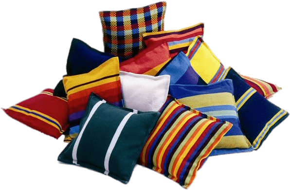 Furniture - Pillows - Stack Of Pillows Transparent (611x459), Png Download
