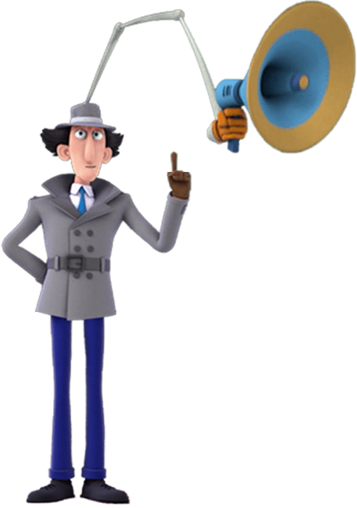 Gadget Megaphone - Inspector Gadget 2015 Gadget (505x718), Png Download
