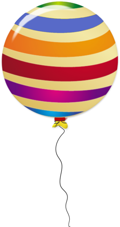 Imágenes De Globos De Cumpleaños - Globos Pdf (439x800), Png Download