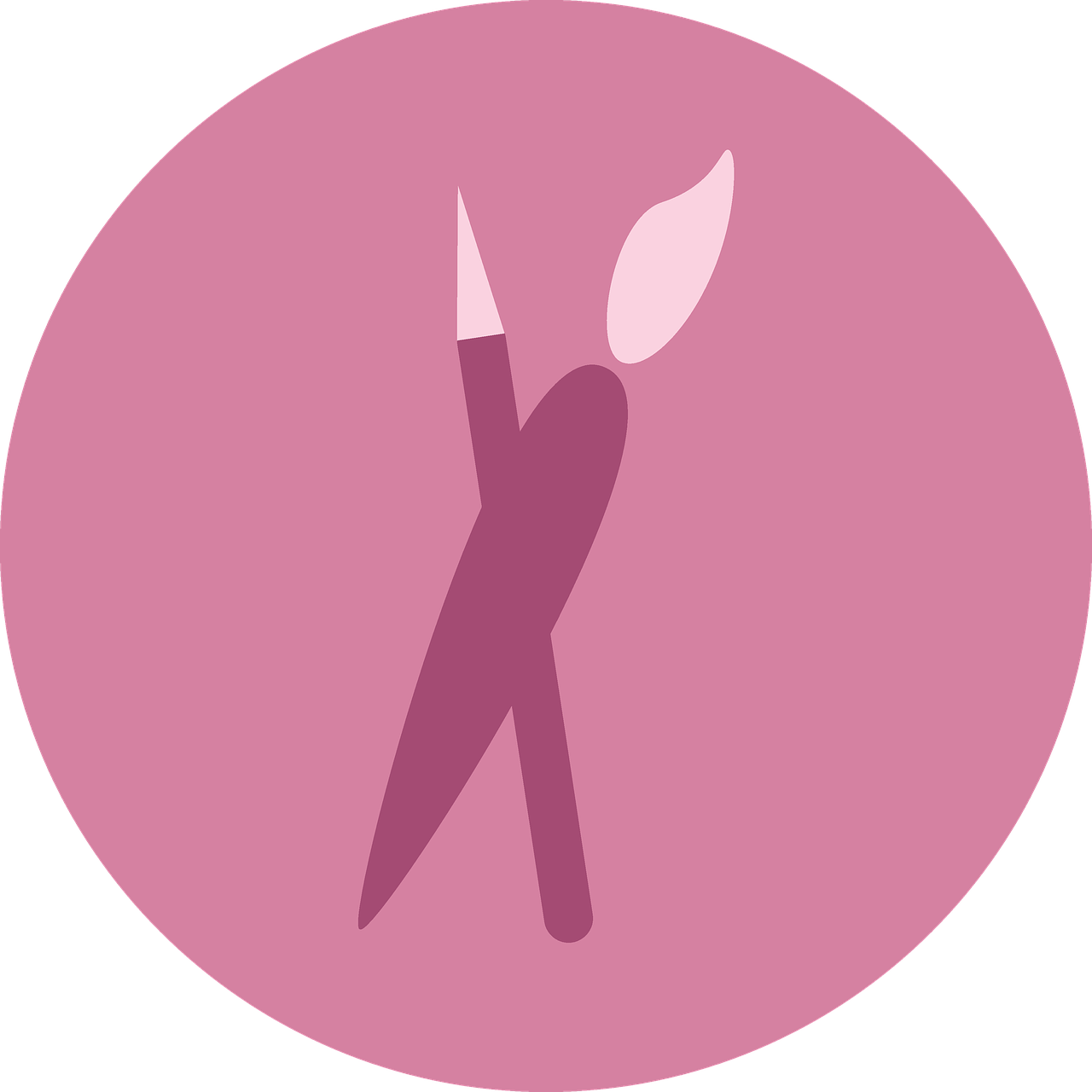 Pink Twitch Logo Png (500x500), Png Download