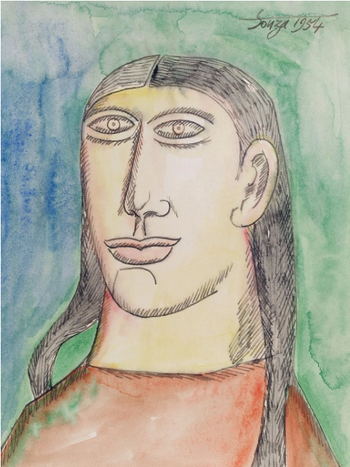 Souza6 - Sketch (1264x654), Png Download