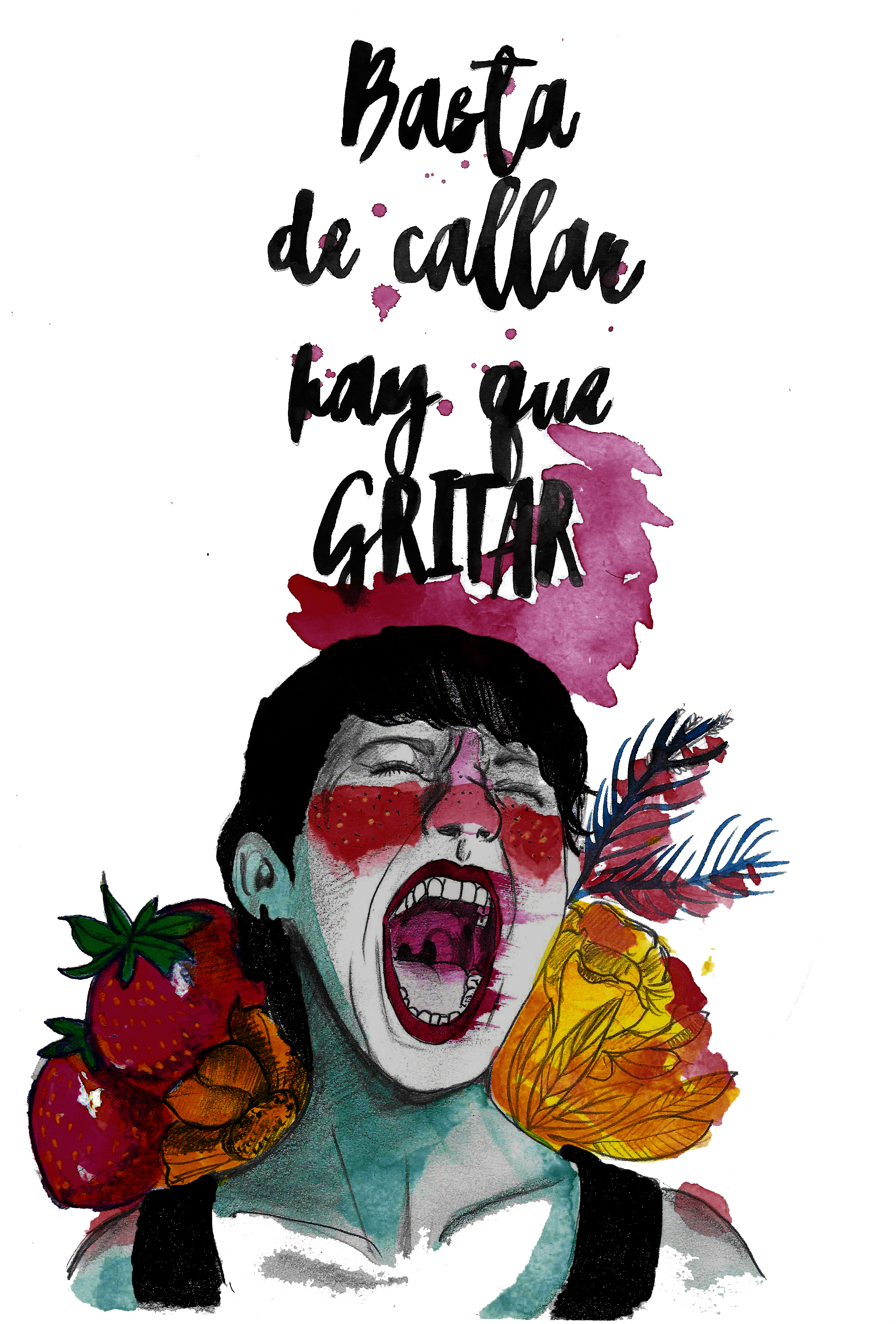 Empoderamiento Femenino, Técnica De Acuarela, Paleta - Poster (2087x3095), Png Download