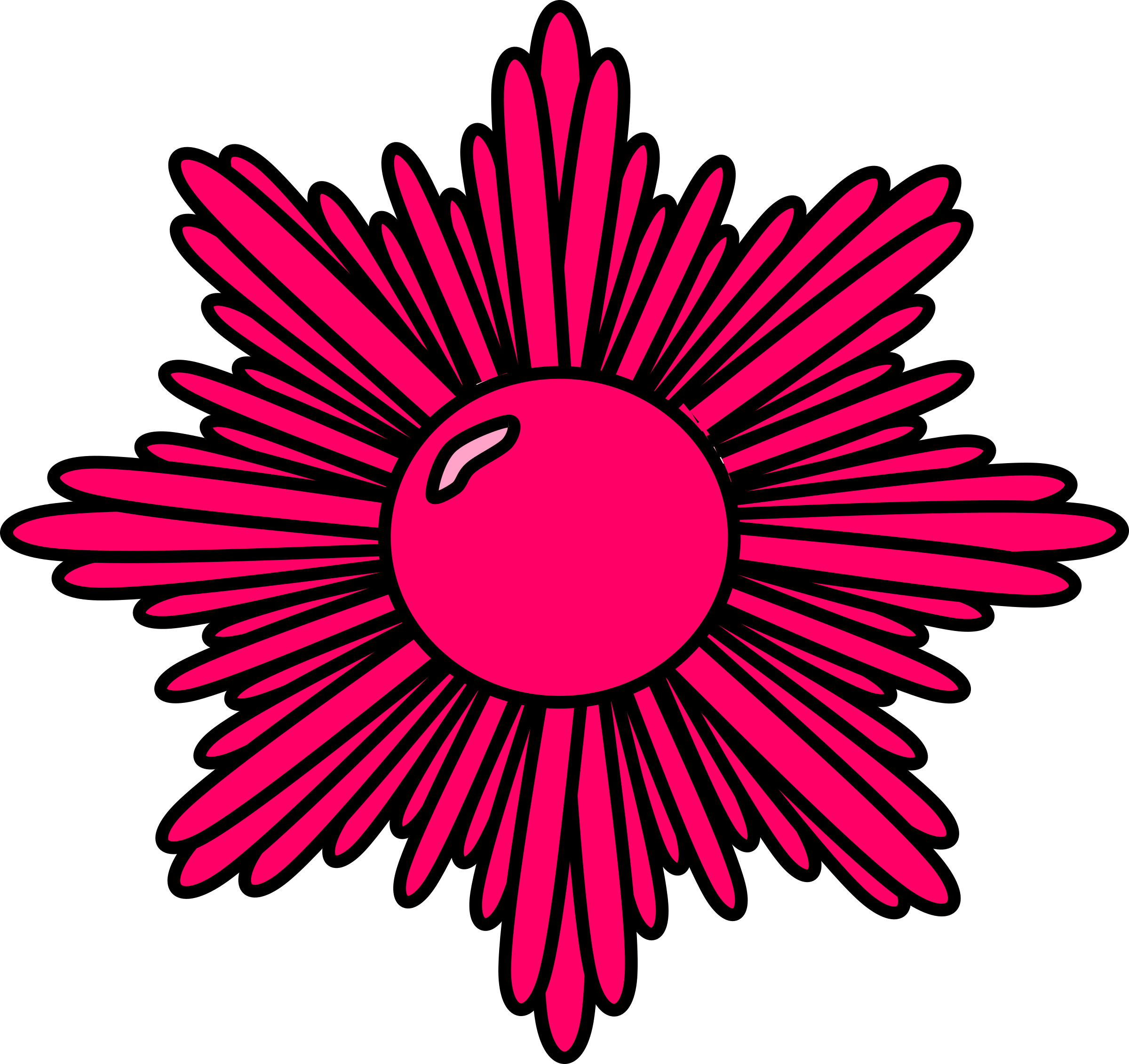 Computer Icons Drawing Starburst - Vector Graphics (361x340), Png Download