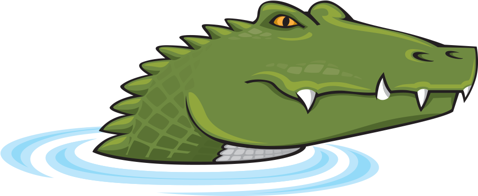 Alligator Charlotte Nc Picture Transparent Download - Alligator Illustration (980x412), Png Download