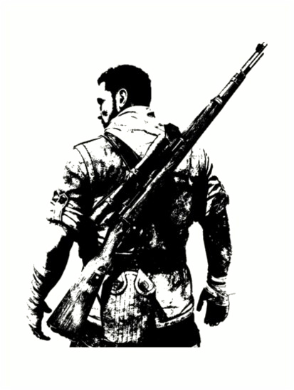 Sniper Elite Png Clipart - Sniper Elite 3 Karl (413x549), Png Download