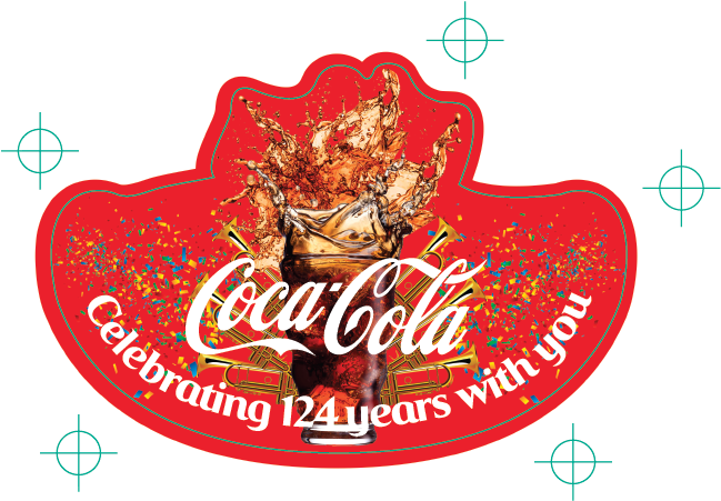 Wobbler - Coca Cola (860x613), Png Download