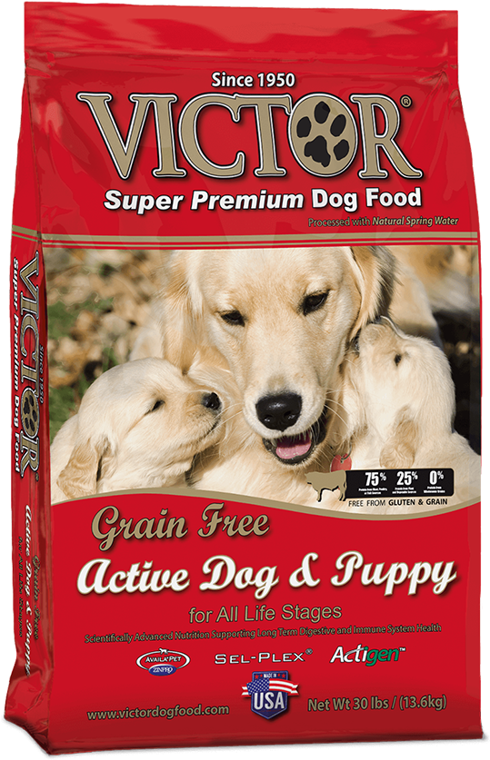 Grain Free Active Dog & Puppy - Victor Dog Food Active Dog And Puppy (540x920), Png Download
