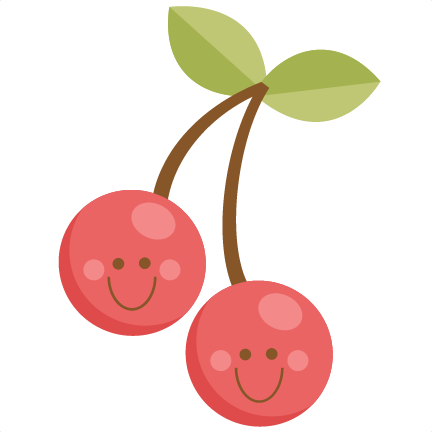 Cute Svg Scrapbook Cut Files For Silhouette - Cute Cherries (432x432), Png Download