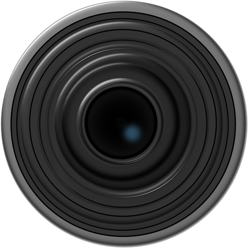 Lens Opengameart Org Circlepng - Camera Lens (1024x1022), Png Download