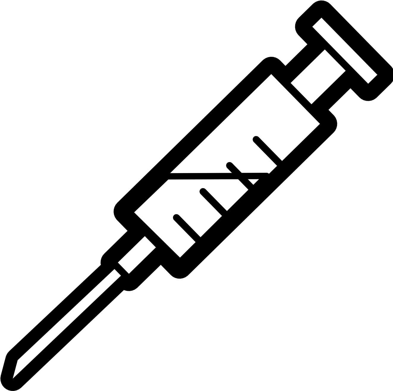 Needle Drawing Animated - Needle Clipart (999x999), Png Download