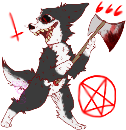 👿🔪🐾good Boy 👿🔪🐾 - Mr Pickles Art (500x500), Png Download