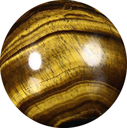 Gold Tiger Eye Crystal - Tigers Eye Png (447x449), Png Download