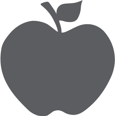 Apple Clipart Chalkboard - Heart (450x450), Png Download