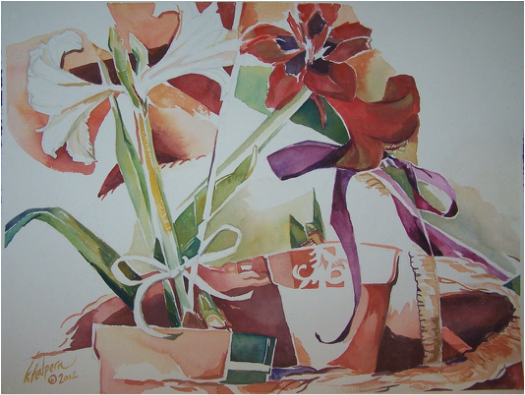 This Painting Has Been In The Works Throughout The - Lily (525x395), Png Download