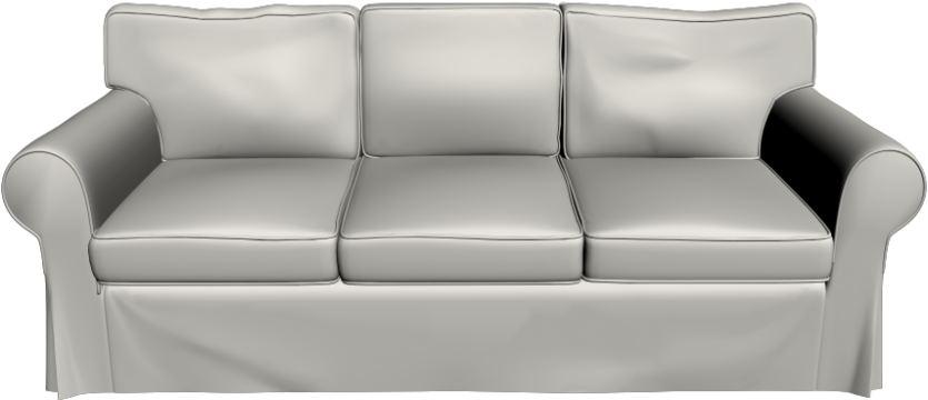 Ikea Ektorp Sofa Lounging A42a22e14a Xxl - Sofa In 3d Room (1000x1000), Png Download