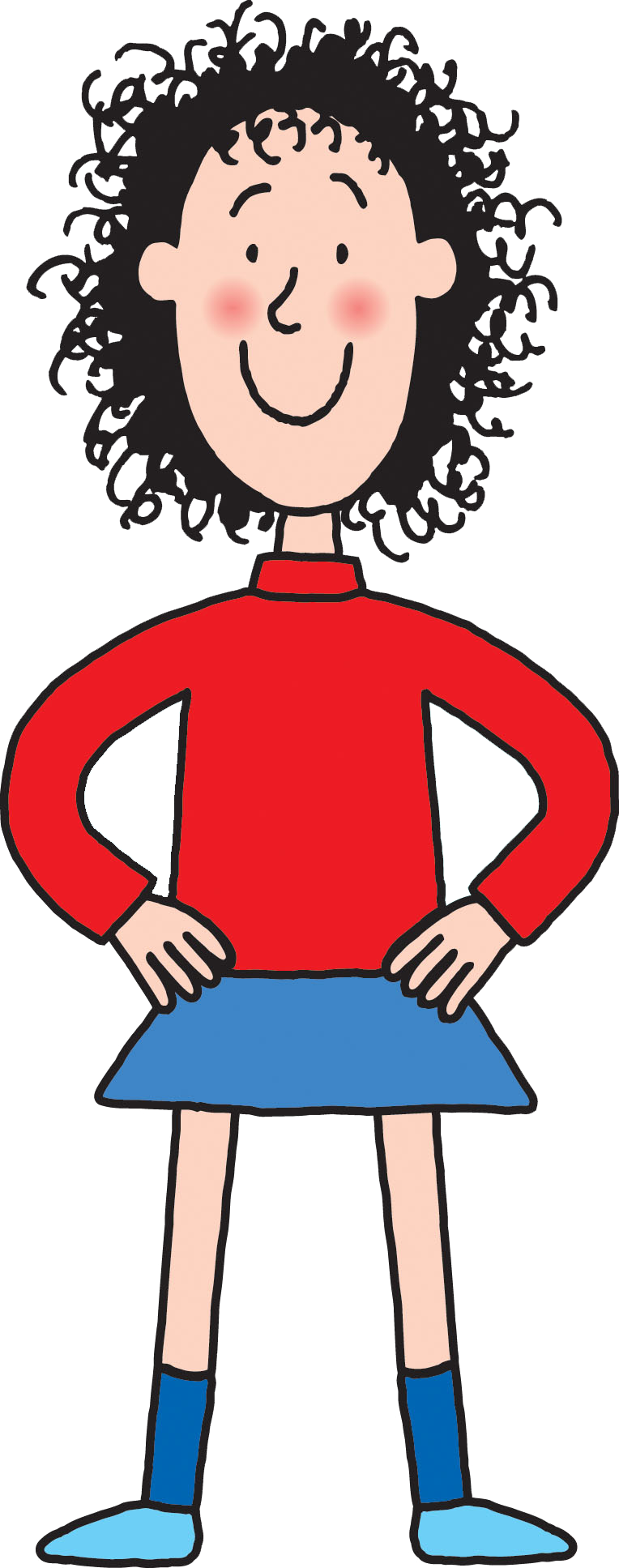 Tracy Beaker - Tracy Beaker Book Characters (764x1935), Png Download
