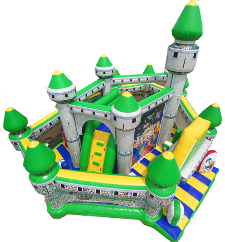 Disney Enchanted Castle Obstacle 9515-02 - Push & Pull Toy (446x480), Png Download