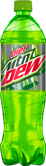 Diet Mountain Dew - Mountain Dew 1.25 Liter (300x700), Png Download