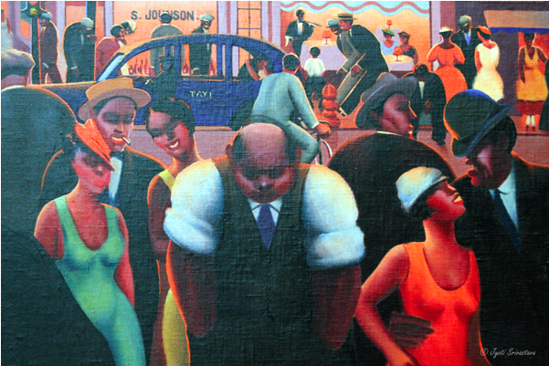 Archibald J Motley Jr Black Belt (650x650), Png Download